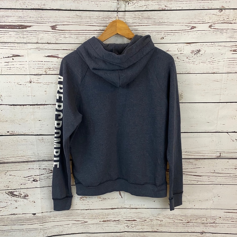 Abercrombie Hoodie Sweatshirt Navy Blue - Picture 7 of 8